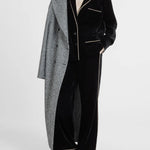 Pantalone palazzo in velluto D472P701QVJ 95708 ERMANNO SCERVINO 