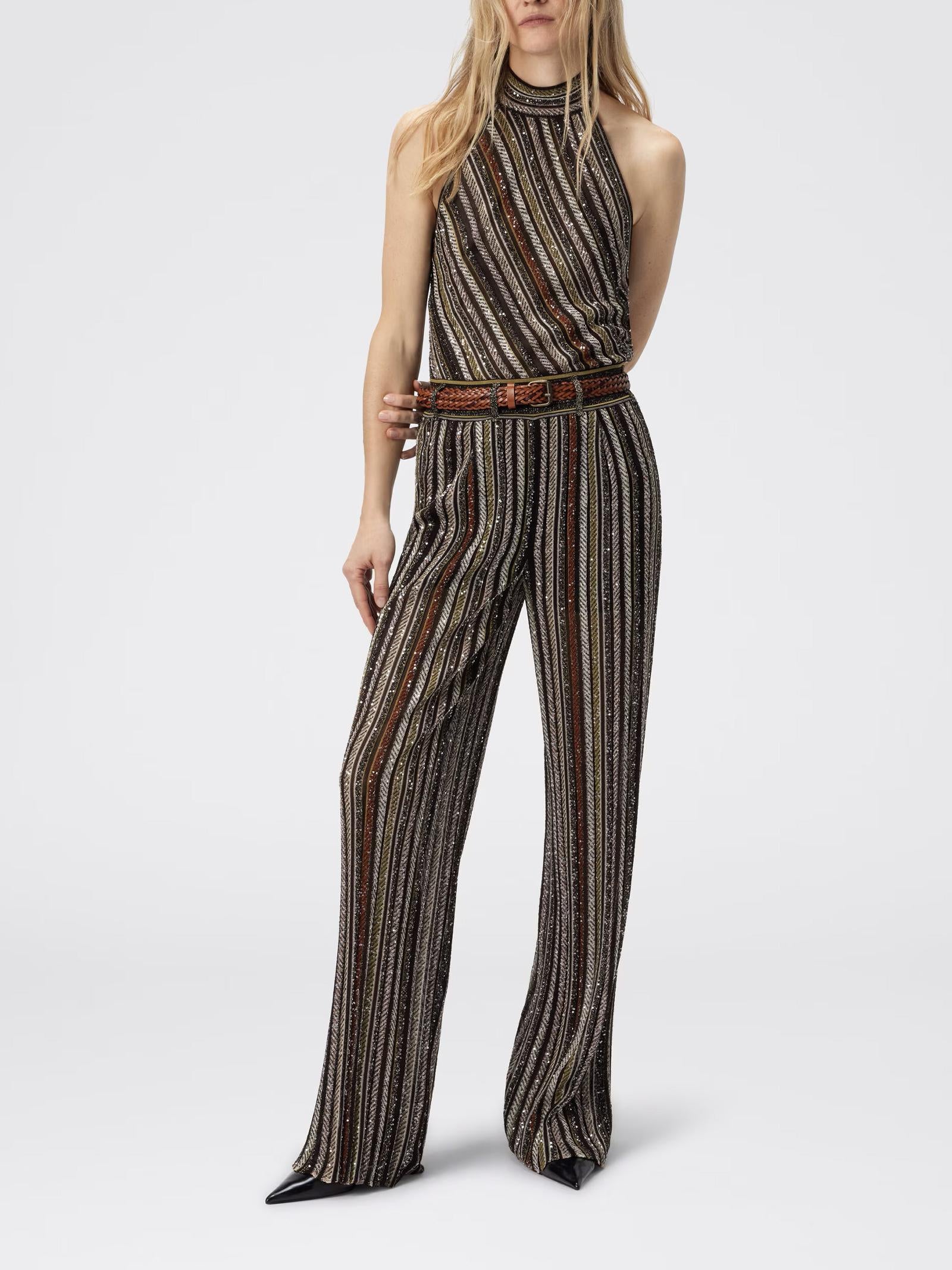 Pantalone lungo in maglia DS25WI09BK01C3 SM9T5 MISSONI 