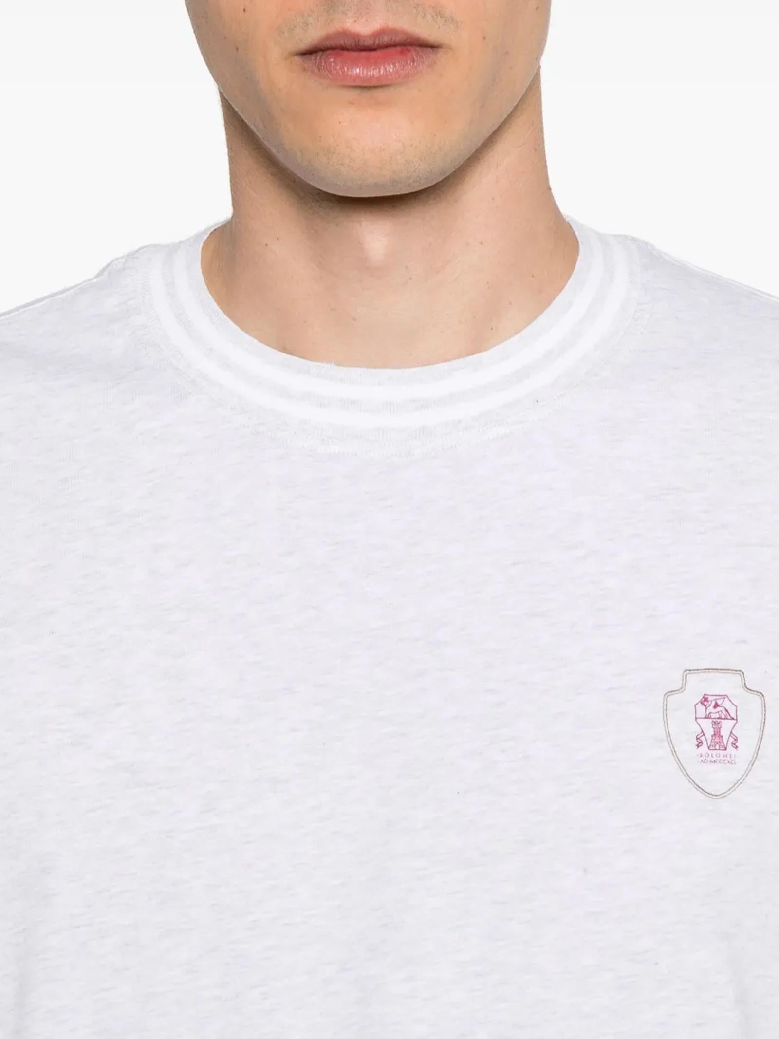 T-shirt manica corta M0B131386T CPB80 BRUNELLO CUCINELLI 