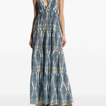 Abito lungo in chiffon WRHA0315AK759 X0800 ETRO 