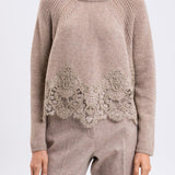 Maglia cropped in cashmere D475M305APKFX M1507 ERMANNO SCERVINO 