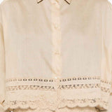 Camicia corta in cotone D462K380UGP 60920 ERMANNO SCERVINO 