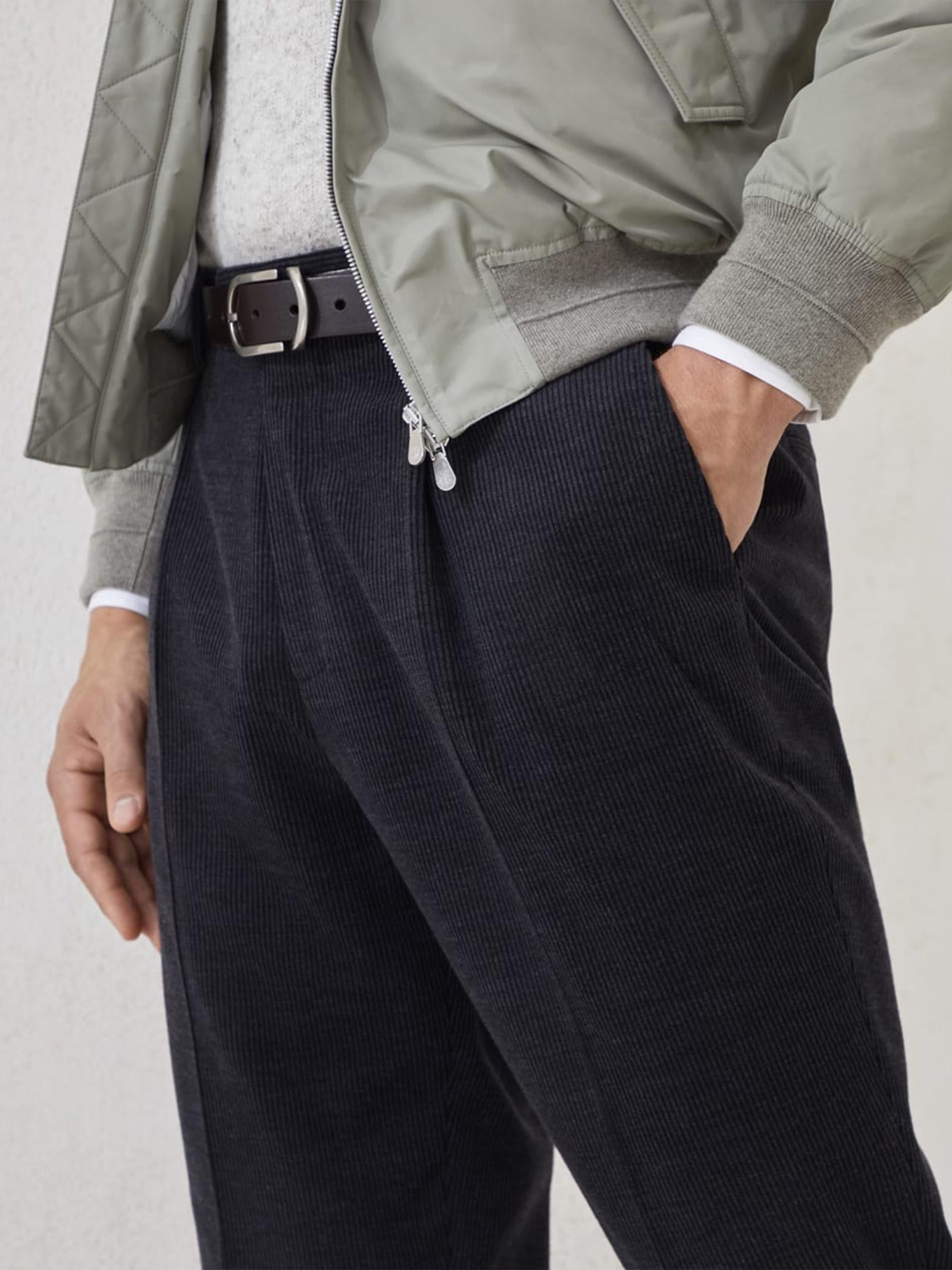 Pantalone in velluto a coste MV415L00H C006 BRUNELLO CUCINELLI 
