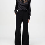 Camicia in raso D454K605TBW 95708 ERMANNO SCERVINO 