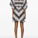 Abito corto con scollo a V DS26SG44BR015J S72RA MISSONI 
