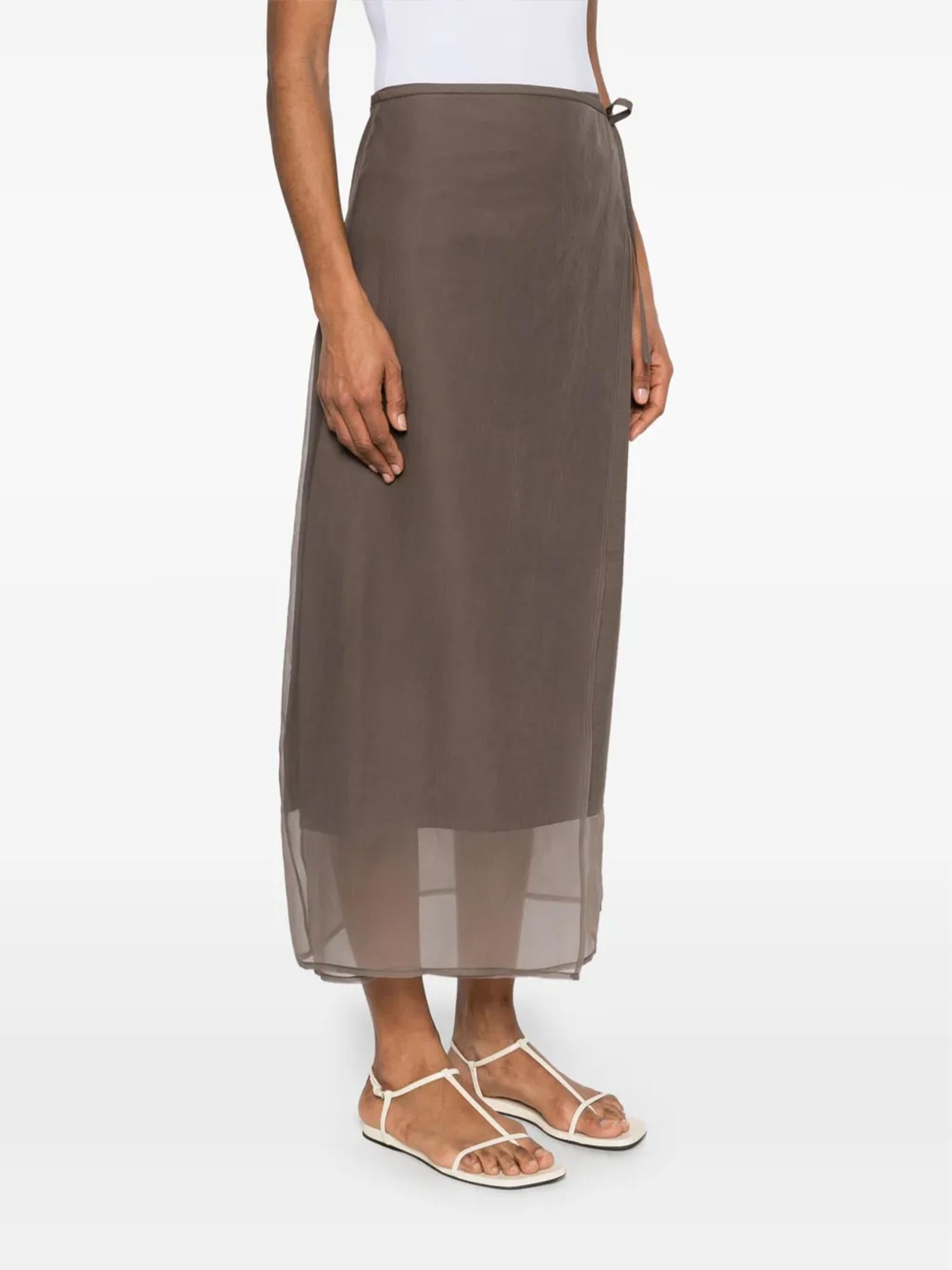 Gonna midi avvolgente ML140G3826 C8705 BRUNELLO CUCINELLI 