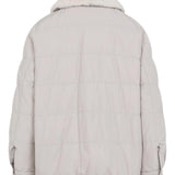 Piumino con collo in shearling MG5017688 C7958 BRUNELLO CUCINELLI 