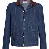 Giubbino in denim MH2636914 COH51 BRUNELLO CUCINELLI 