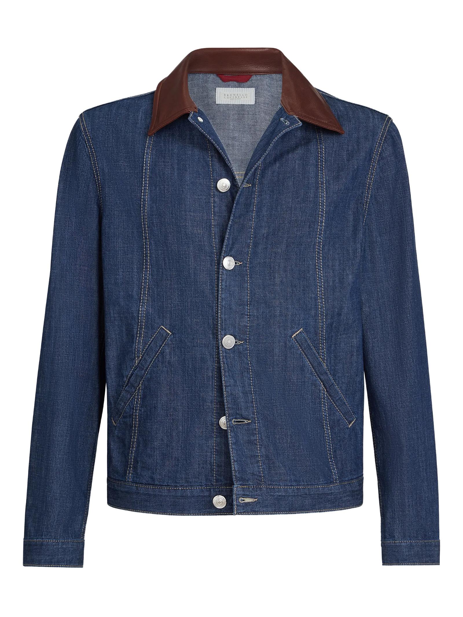 Giubbino in denim MH2636914 COH51 BRUNELLO CUCINELLI 