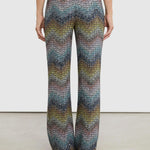 Pantalone in viscosa lamé DS26SI0GBC0065 SMSNS MISSONI 