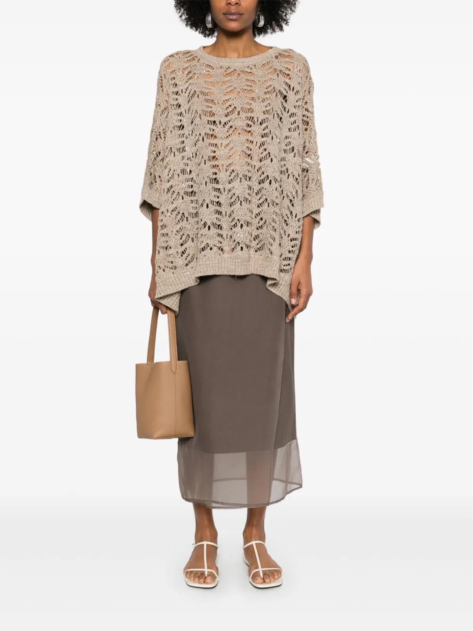 Gonna midi avvolgente ML140G3826 C8705 BRUNELLO CUCINELLI 